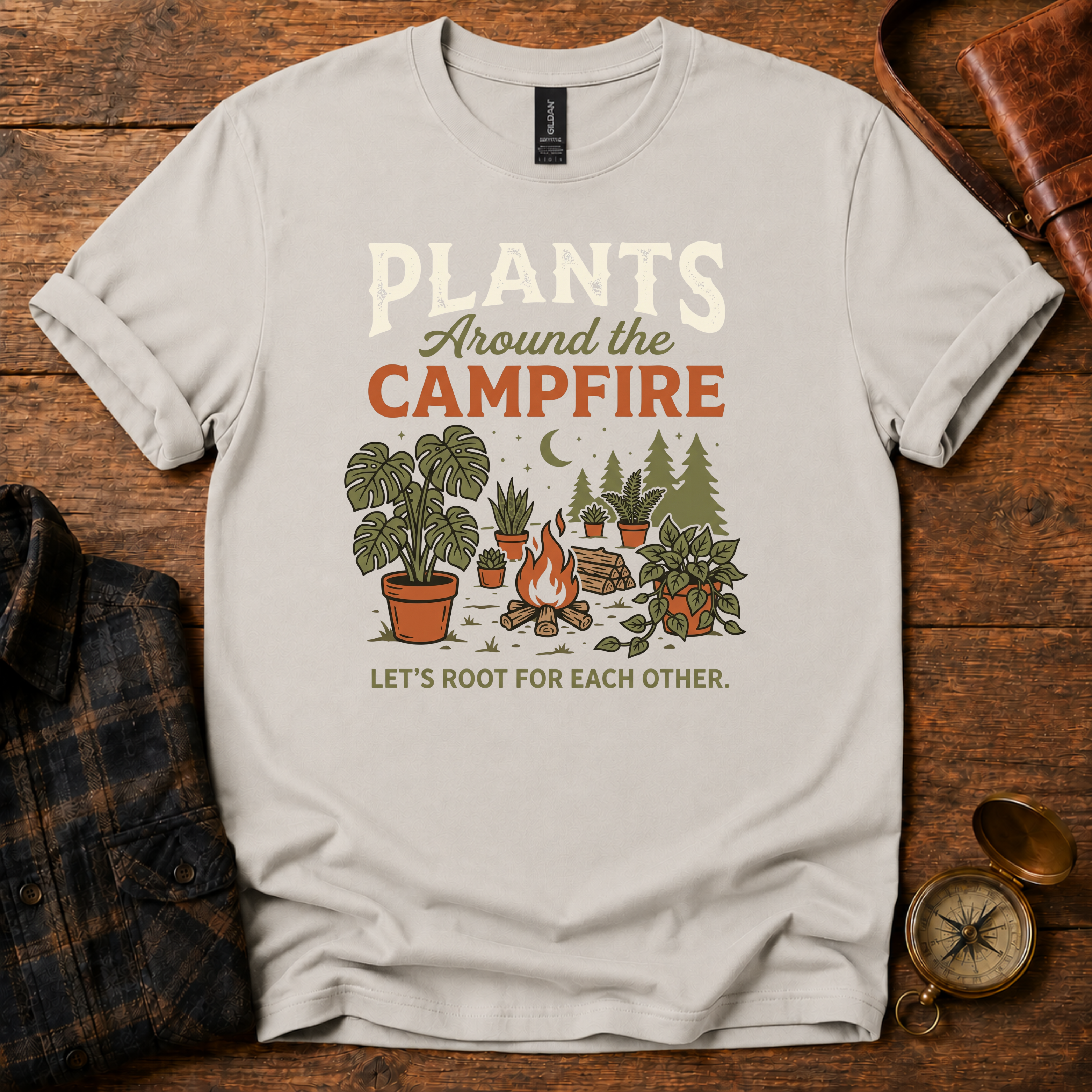 Plants Around the Campfire T-Shirt
