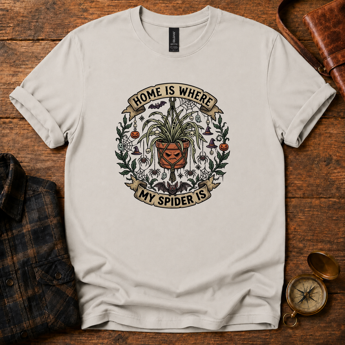 Home is Where My Spider Is T-Shirt