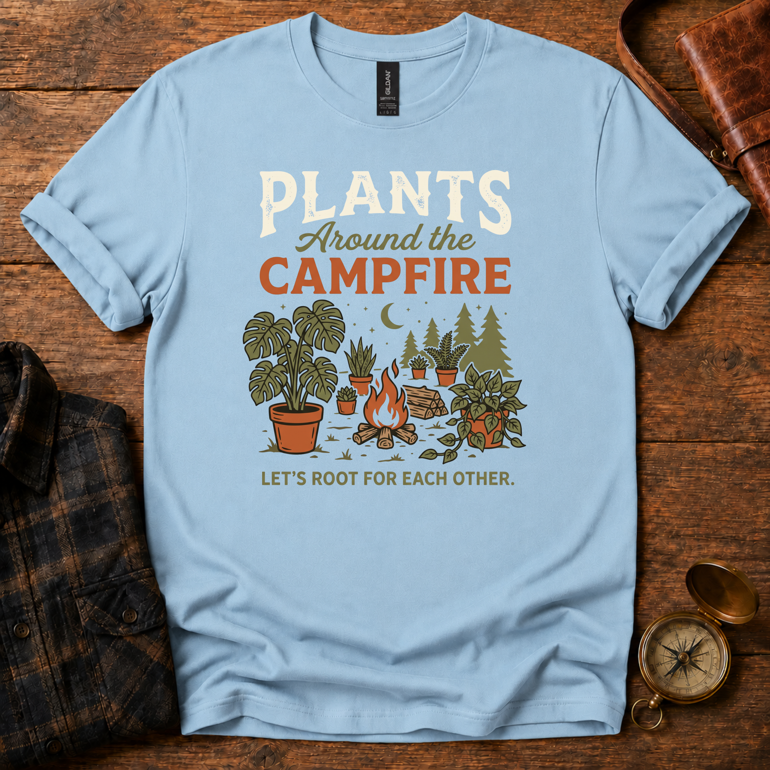 Plants Around the Campfire T-Shirt