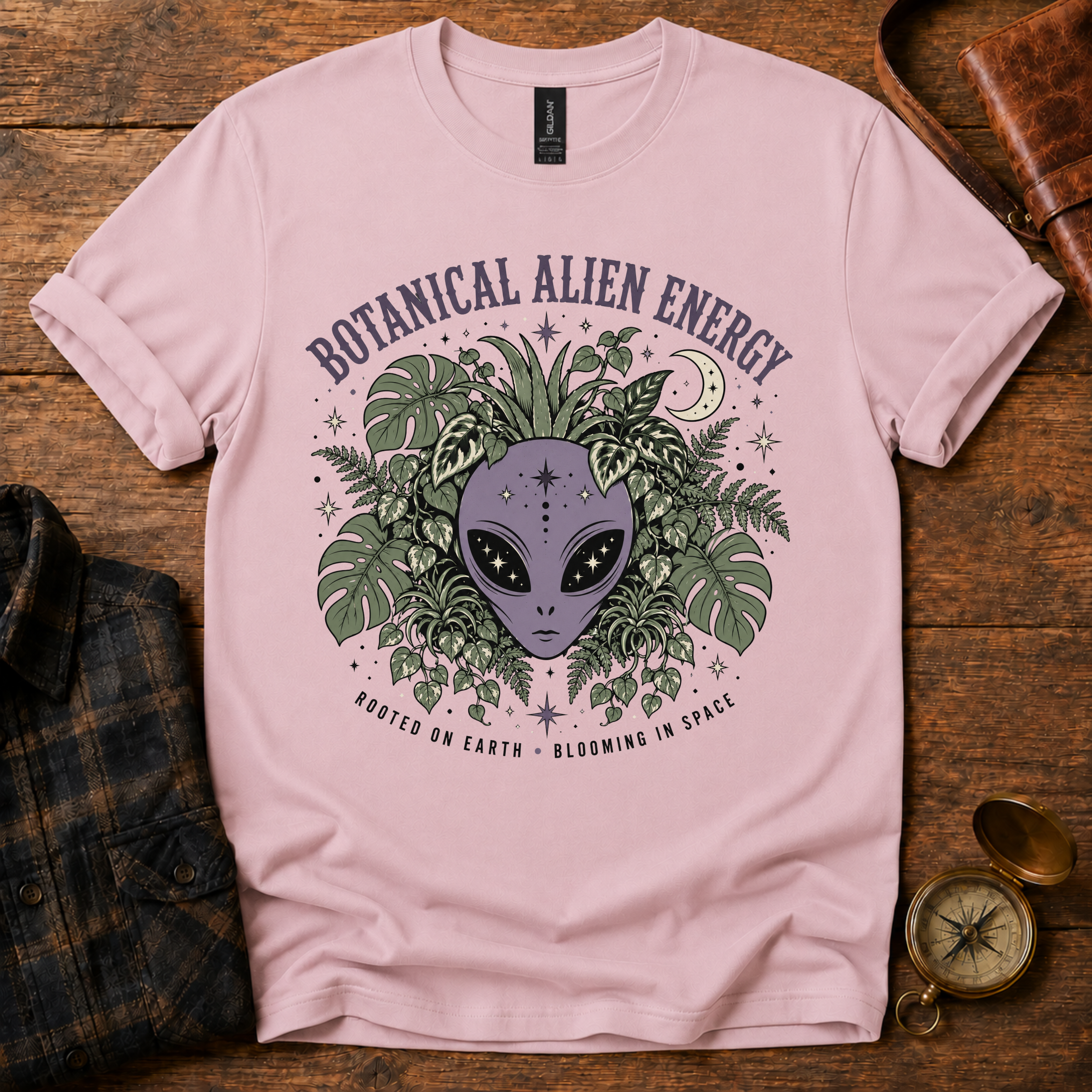 Botanical Alien Energy T-Shirt