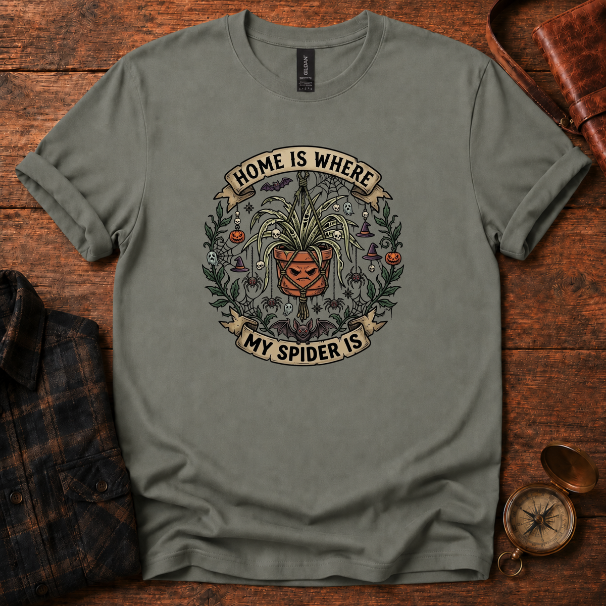 Home is Where My Spider Is T-Shirt
