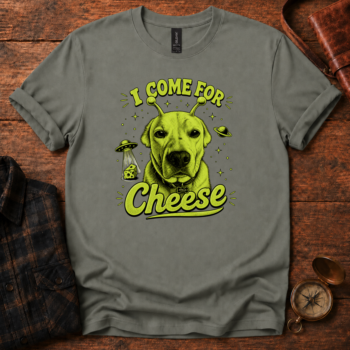 "Stella" I Come For Cheese T-Shirt