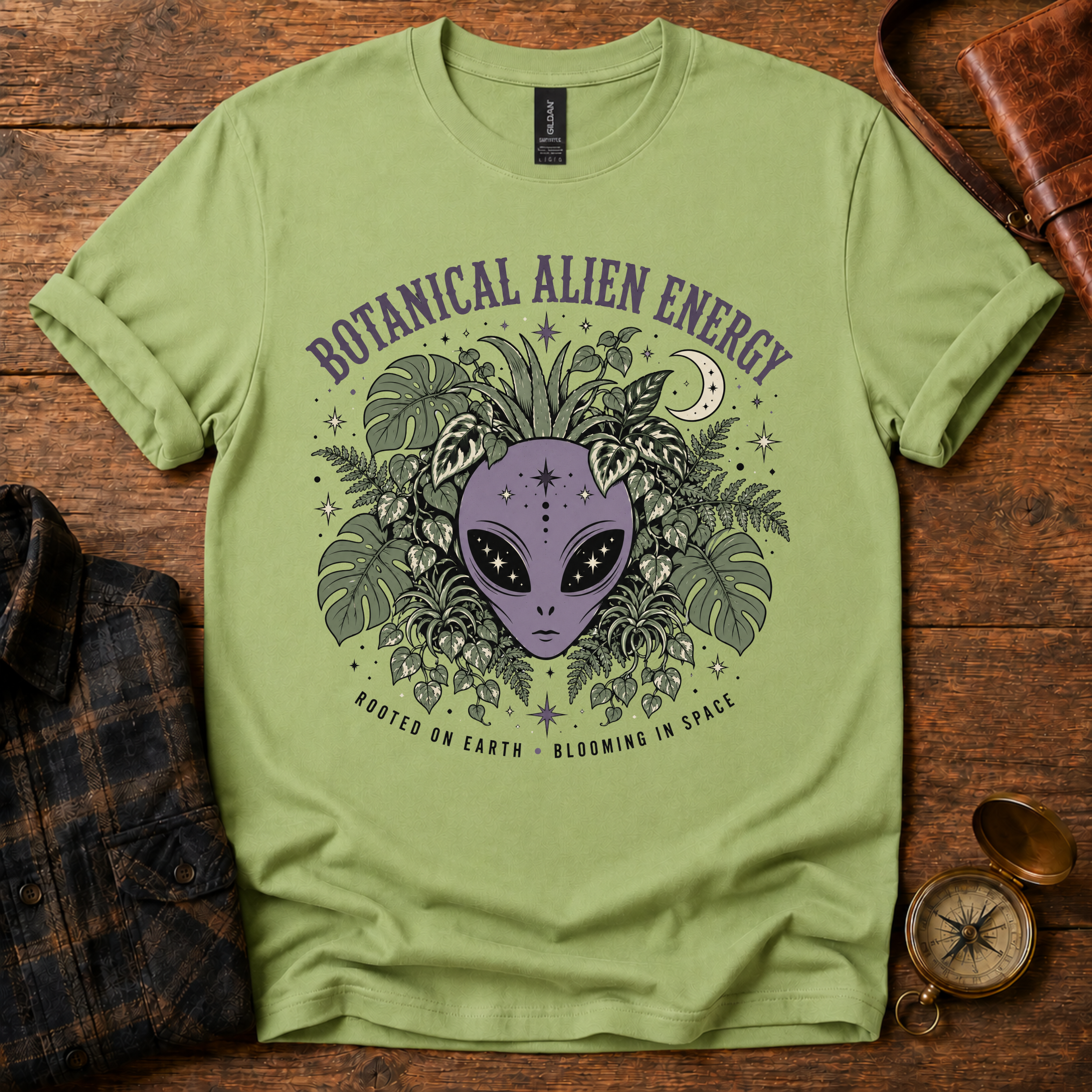 Botanical Alien Energy T-Shirt