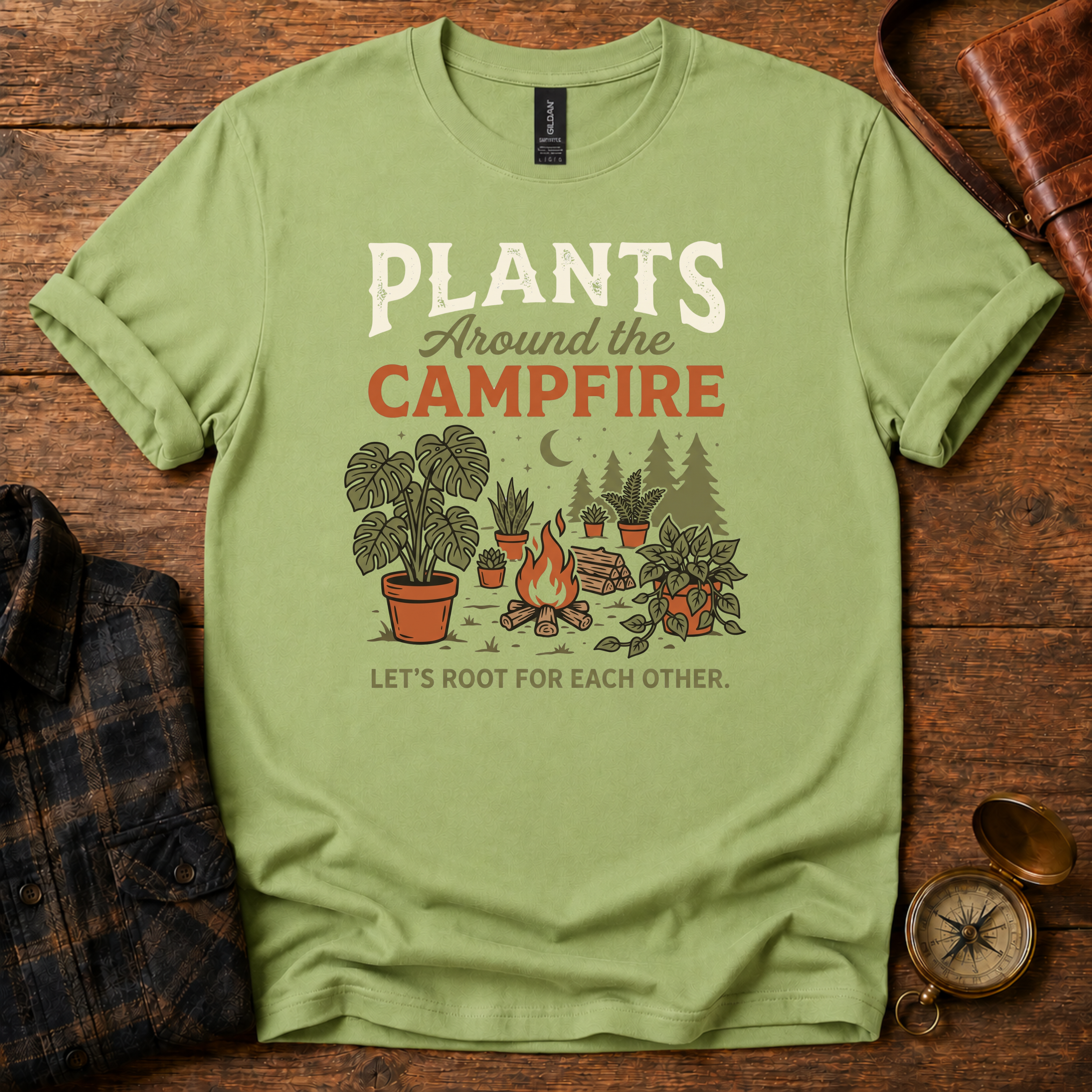 Plants Around the Campfire T-Shirt