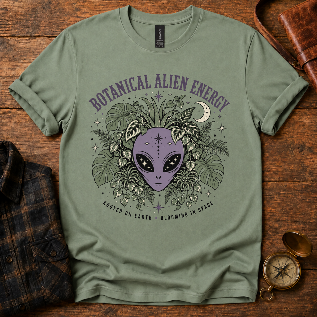 Botanical Alien Energy T-Shirt