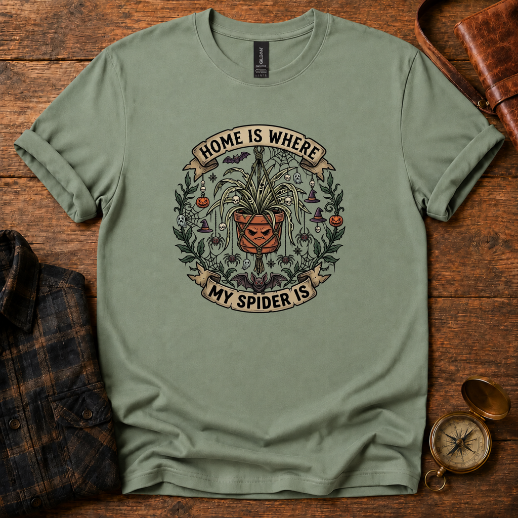 Home is Where My Spider Is T-Shirt