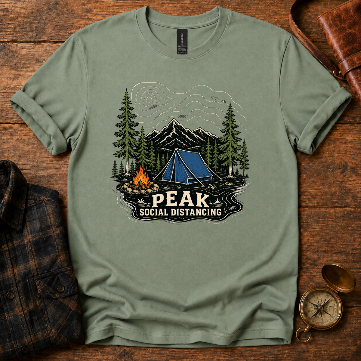 Peak Social Distancing T-Shirt