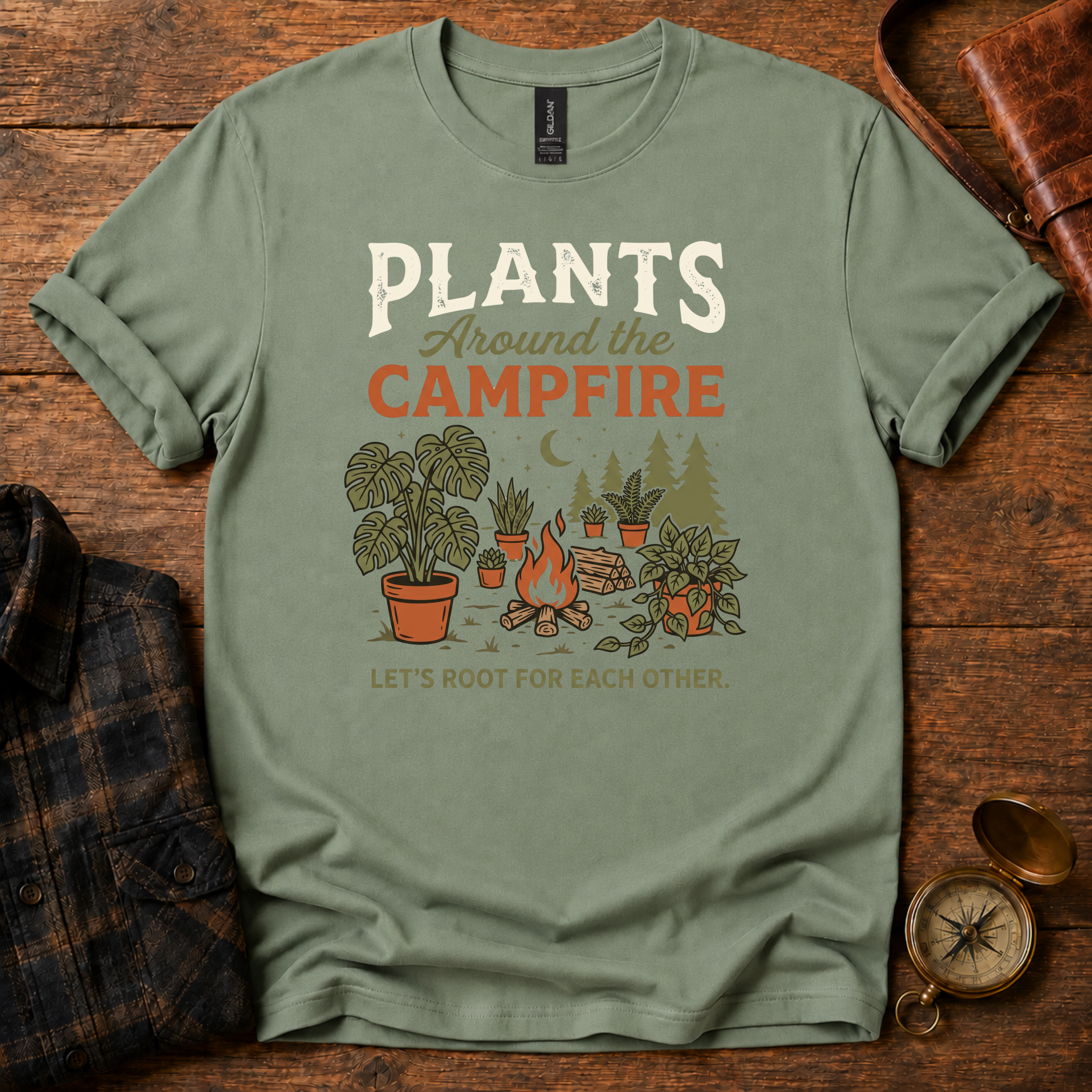 Plants Around the Campfire T-Shirt
