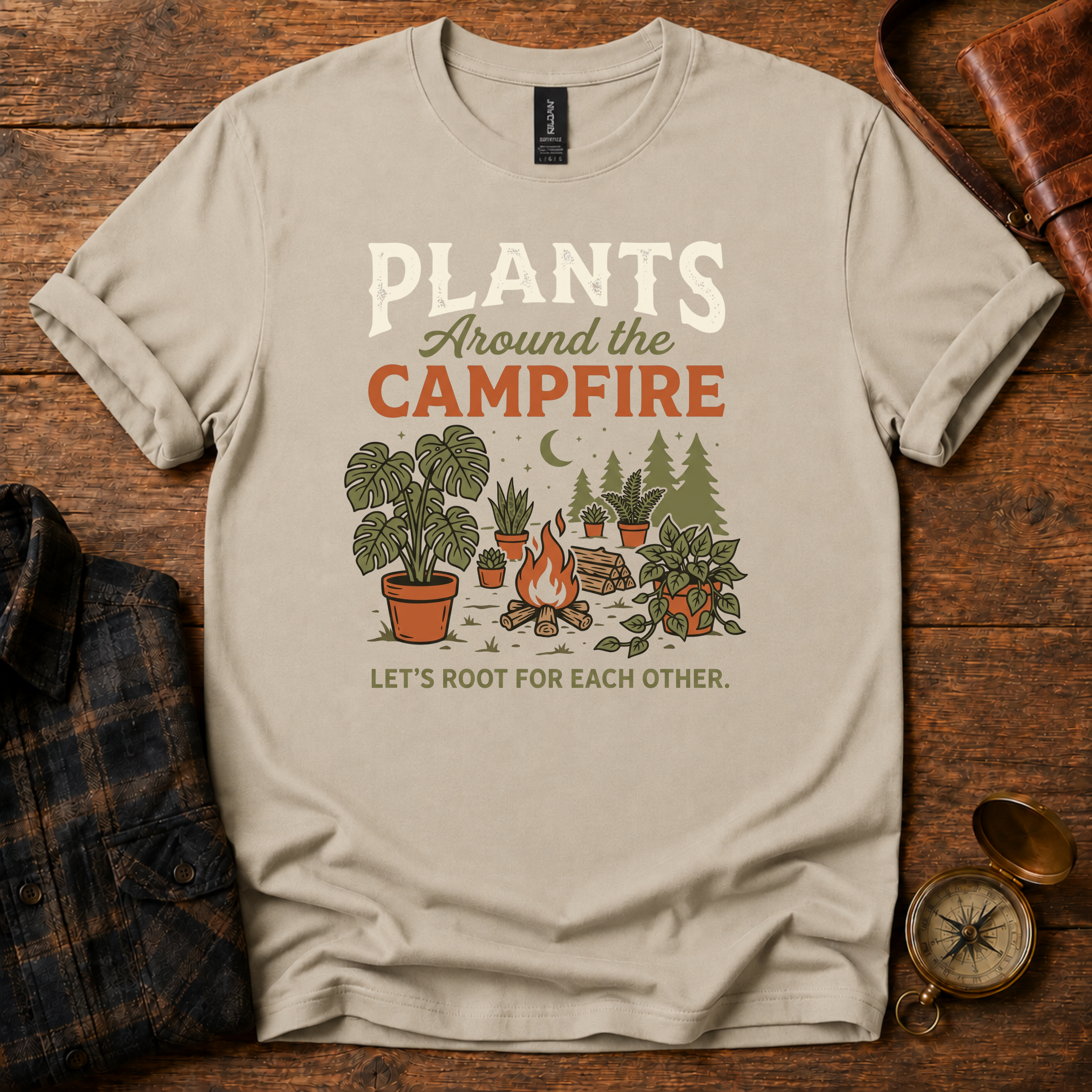 Plants Around the Campfire T-Shirt