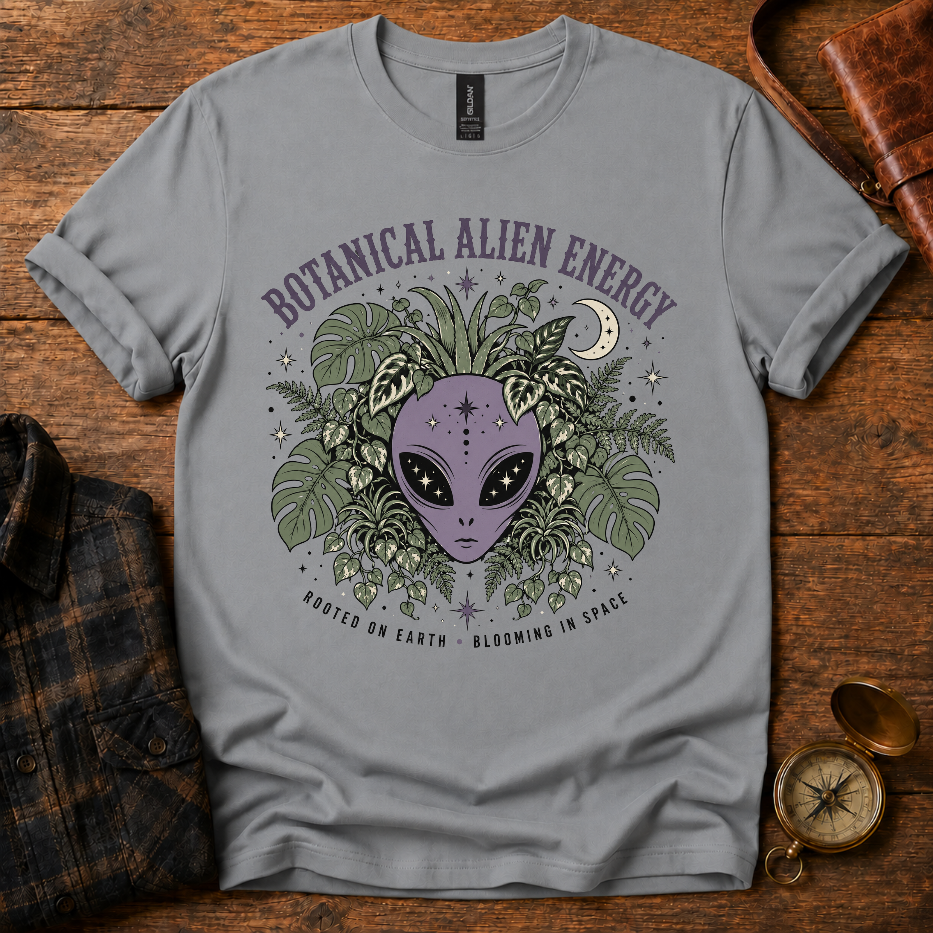 Botanical Alien Energy T-Shirt