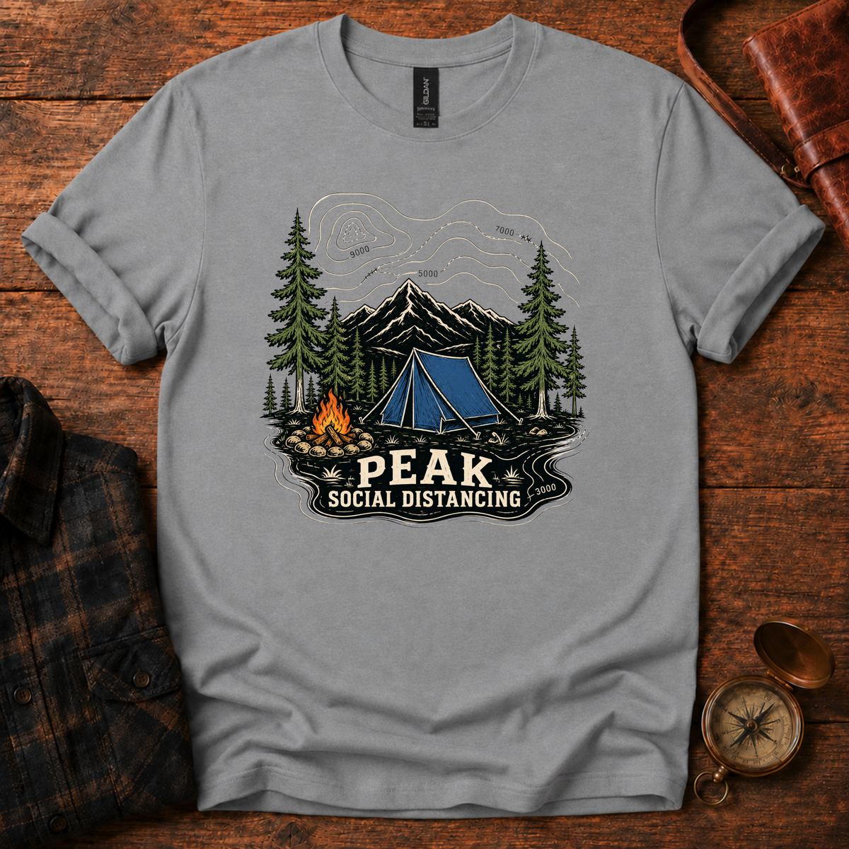 Peak Social Distancing T-Shirt